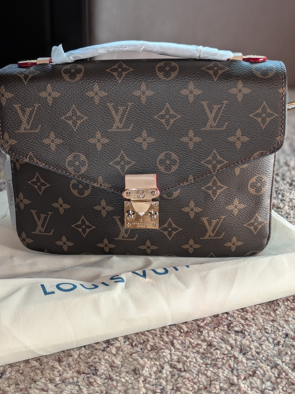 Fashion, Inspired Brown Monogram Top Handle Bag